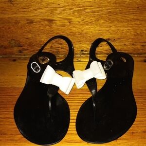 BCBGeneration Black and White Sandals